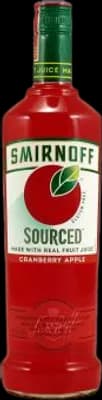 Bouteille de spiritueux : Cranberry Apple de la marque Smirnoff