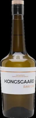 Bouteille de spiritueux : Raw Gin de la marque Kongsgaard