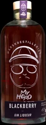 Bouteille de spiritueux : Blackberry Gin Liqueur de la marque Marskdestilleriet