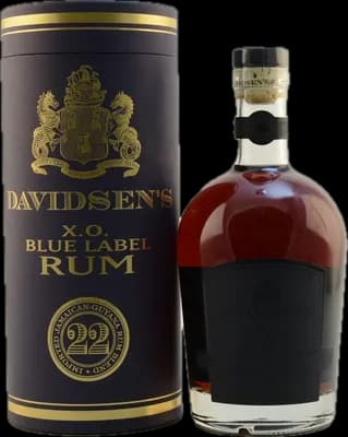 Bouteille de spiritueux : XO 22 Blue Label de la marque Davidsen's