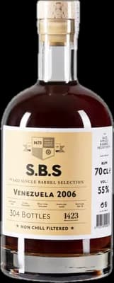 Bouteille de spiritueux : Venezuela de la marque S.B.S