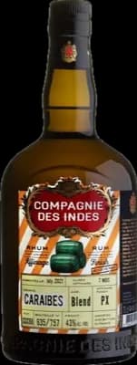 Bouteille de spiritueux : Caraïbes Blend PX (Bottled for Perola) de la marque Compagnie des Indes