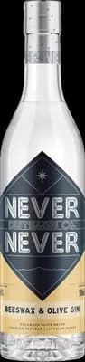 Bouteille de spiritueux : Beeswax and Olive Gin de la marque Never Never 