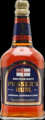 Bouteille de spiritueux : Original Admiralty Blue Label de la marque Pusser's