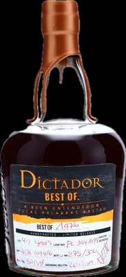 Bouteille de spiritueux : Best Of 1976 50,3% 40 Years de la marque Dictador
