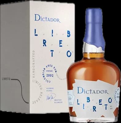 Bouteille de spiritueux : Libreto American Oak Cask 2002 de la marque Dictador