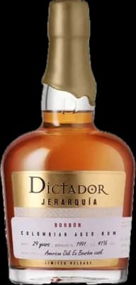 Bouteille de spiritueux : Jerarquia Borbon 29 Years 1991 41% de la marque Dictador
