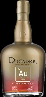 Bouteille de spiritueux : Aurum de la marque Dictador