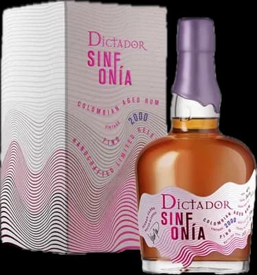 Bouteille de spiritueux : Sinfonia Fino 2000 de la marque Dictador