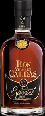 Bouteille de spiritueux : Especial 15 Años de la marque Ron de Caldas