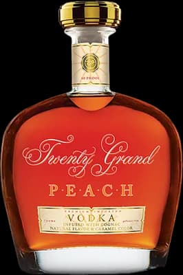 Bouteille de spiritueux : Peach de la marque Twenty Grand