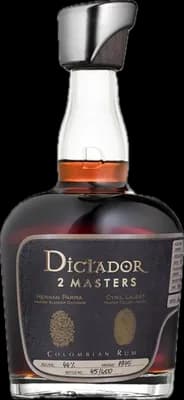 Bouteille de spiritueux : 2 Masters Laballe 1975 de la marque Dictador