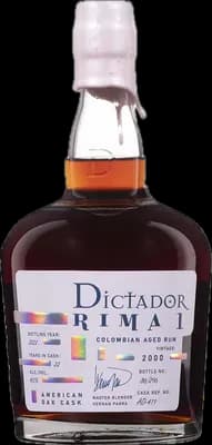 Bouteille de spiritueux : Rima I American Oak Cask 2000 de la marque Dictador