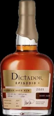 Bouteille de spiritueux : Episodio Sherry 2005 de la marque Dictador