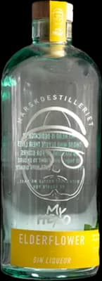 Bouteille de spiritueux : Elderflower Gin Liqueur de la marque Marskdestilleriet