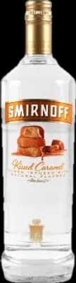 Bouteille de spiritueux : Kissed Caramel de la marque Smirnoff
