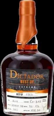 Bouteille de spiritueux : Best Of 1972 Extremo 44% de la marque Dictador