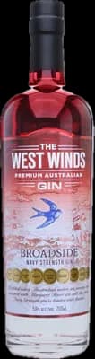 Bouteille de spiritueux : The Broadside Navy Strength de la marque The West Winds