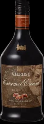Bouteille de spiritueux : Rum Cream Caramel Cream Liqueur de la marque A.H. Riise