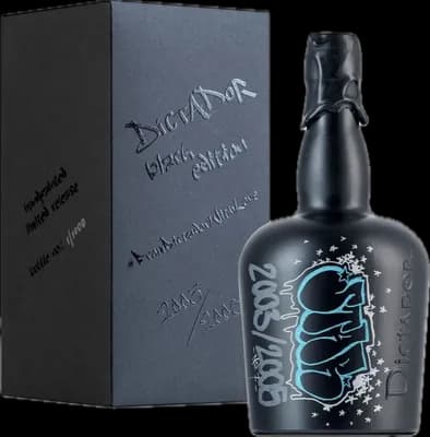 Bouteille de spiritueux : Black Edition Star de la marque Dictador