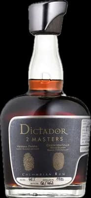 Bouteille de spiritueux : 2 Masters Barton Straight Rye Cask de la marque Dictador