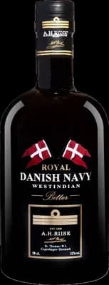 Bouteille de spiritueux : Royal Danish Navy Bitter de la marque A.H. Riise