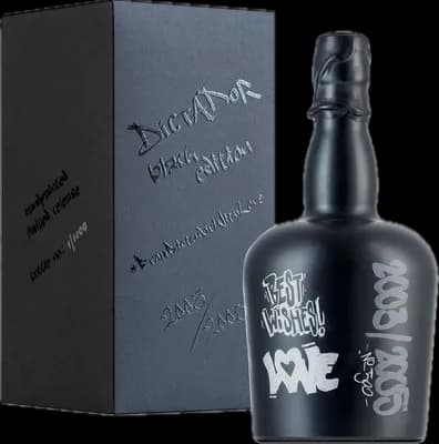 Bouteille de spiritueux : Black Edition Love de la marque Dictador