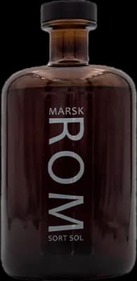 Bouteille de spiritueux : Sort Sol Gin de la marque Marskdestilleriet