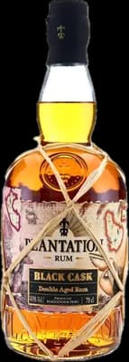 Bouteille de spiritueux : Black Cask Double Aged Barbados & Peru de la marque Plantation