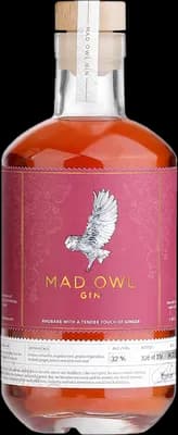 Bouteille de spiritueux : Rhubarb With A Tender Touch Of Ginger de la marque Mad Owl Gin