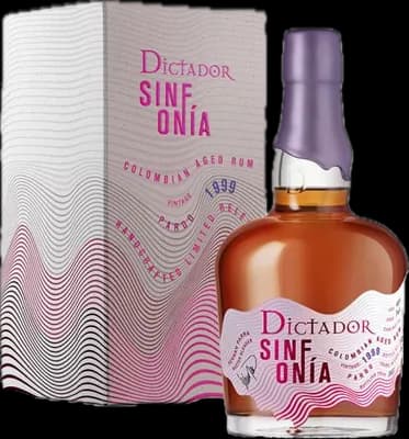 Bouteille de spiritueux : Sinfonia Pardo 1999 de la marque Dictador