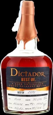 Bouteille de spiritueux : Best Of 1979 40,8% de la marque Dictador