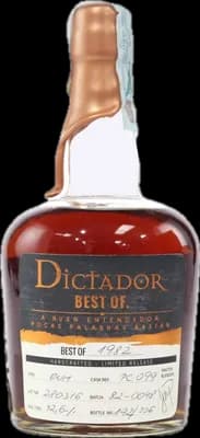Bouteille de spiritueux : Best Of 1982 42,6% de la marque Dictador