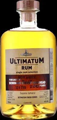 Bouteille de spiritueux : (Finished in Bowmore Sherry Hogshead) de la marque Ultimatum Rum