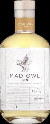 Bouteille de spiritueux : Oak Aged With A Splash Of Vanilla And Toffee de la marque Mad Owl Gin